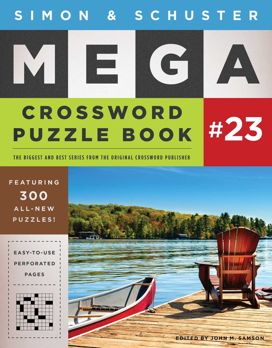 Libro de mega crucigramas de simon schuster