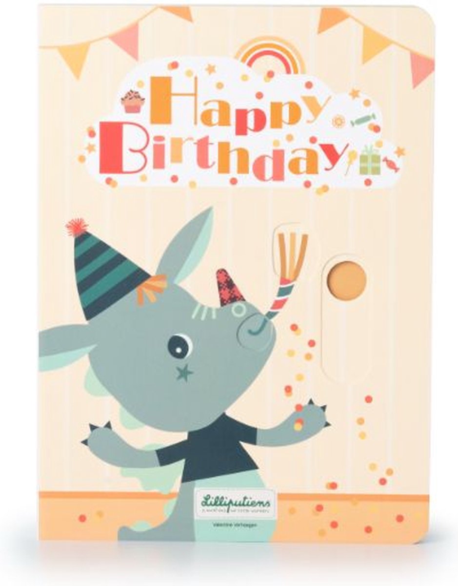 Lilliputiens - libro pop-up - emociones y cumpleaños
