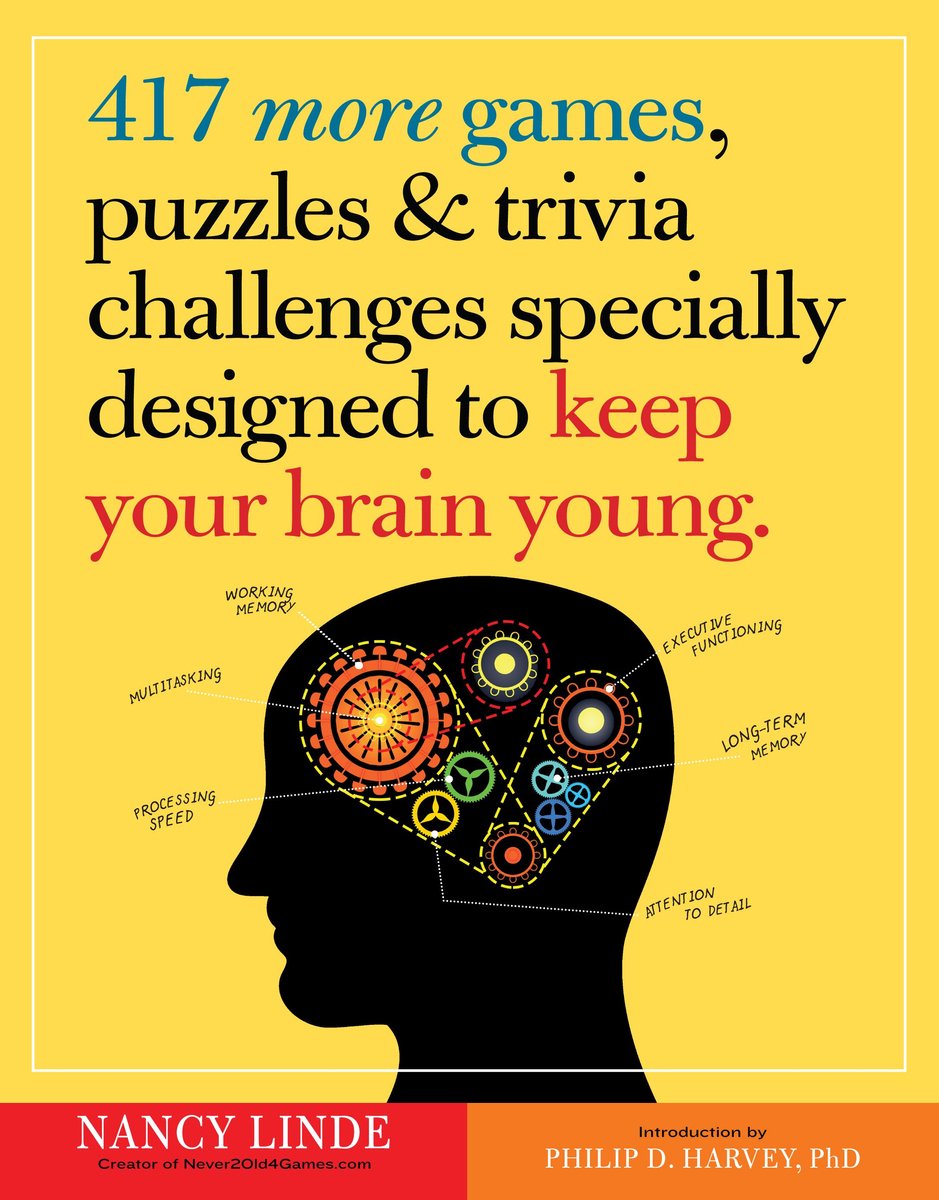 417 more games, puzzles trivia challenges specially designed to keep your brain young