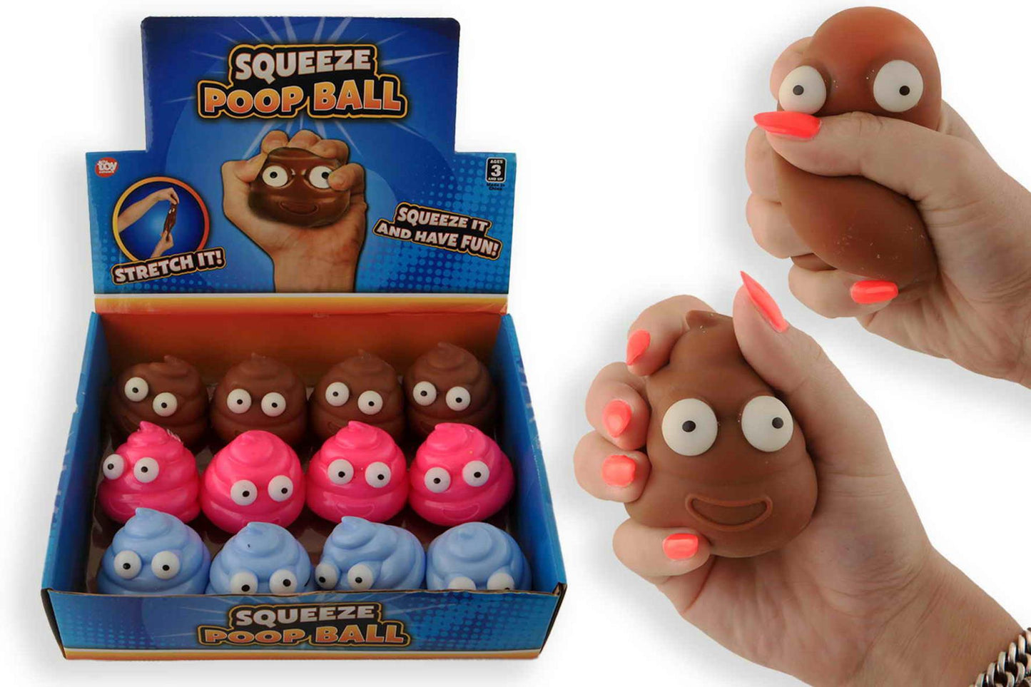 Exprima el polvo de mierda pegajoso lleno