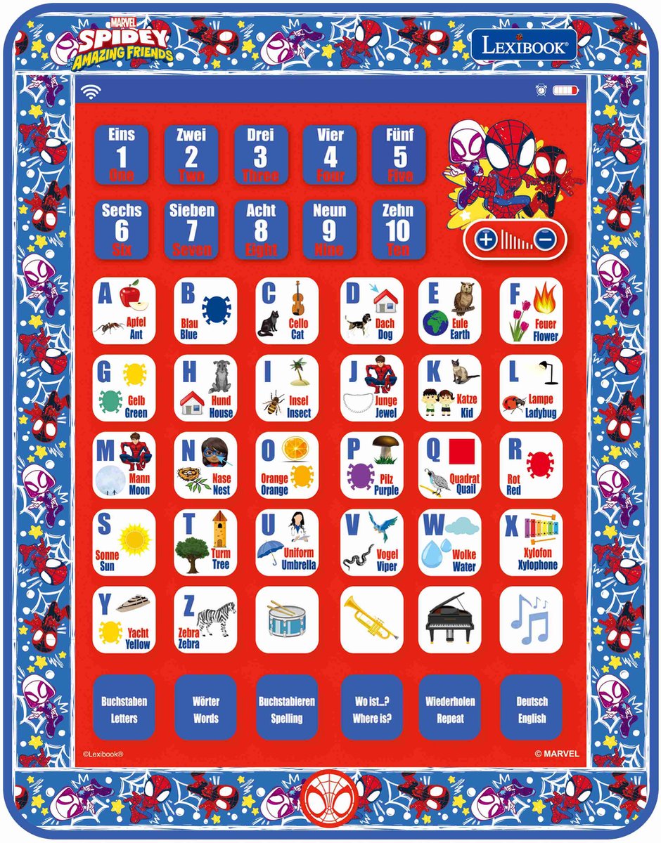 Tablet educativo bilingue Lexibook Spider-Man (it)