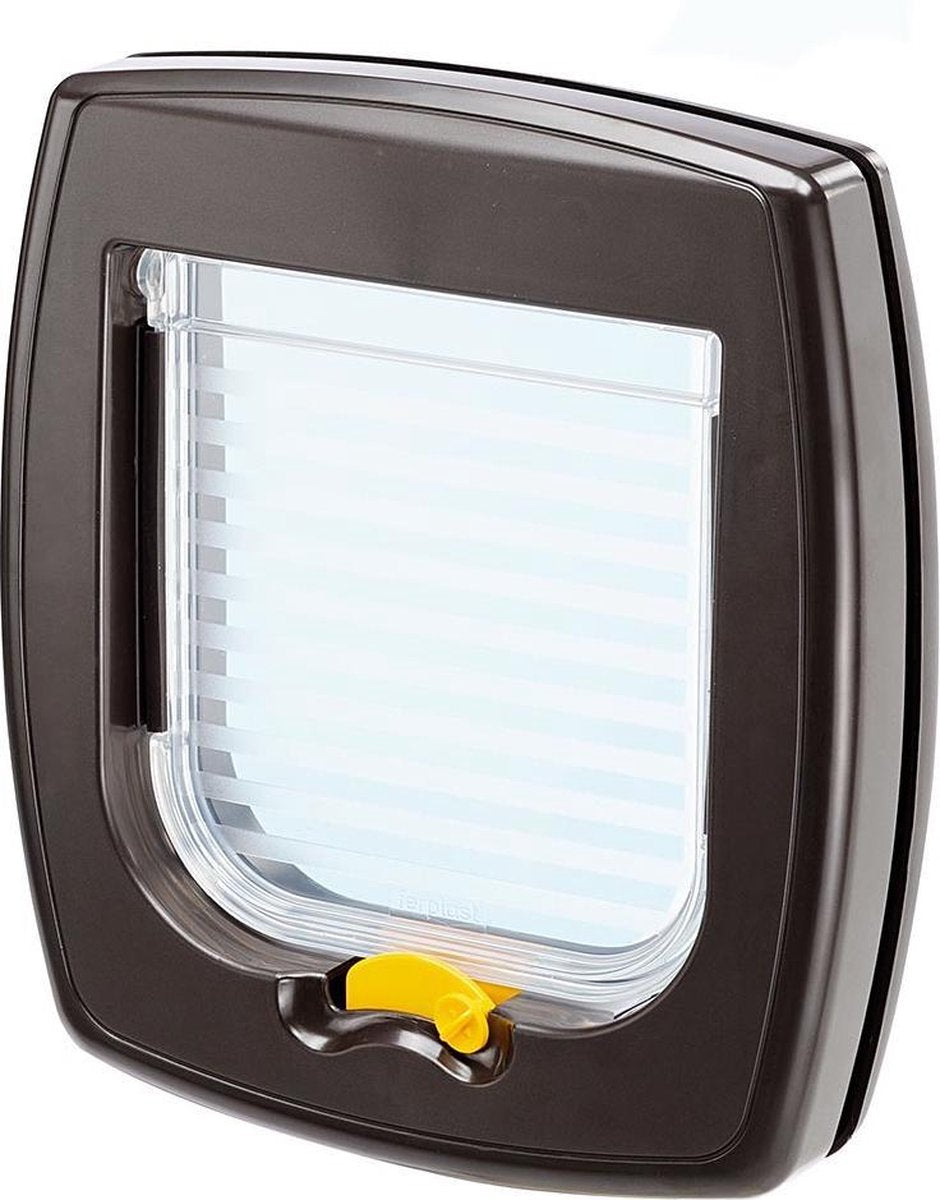 Ferplast katten- en hondenluik swing 1 bruin transparant