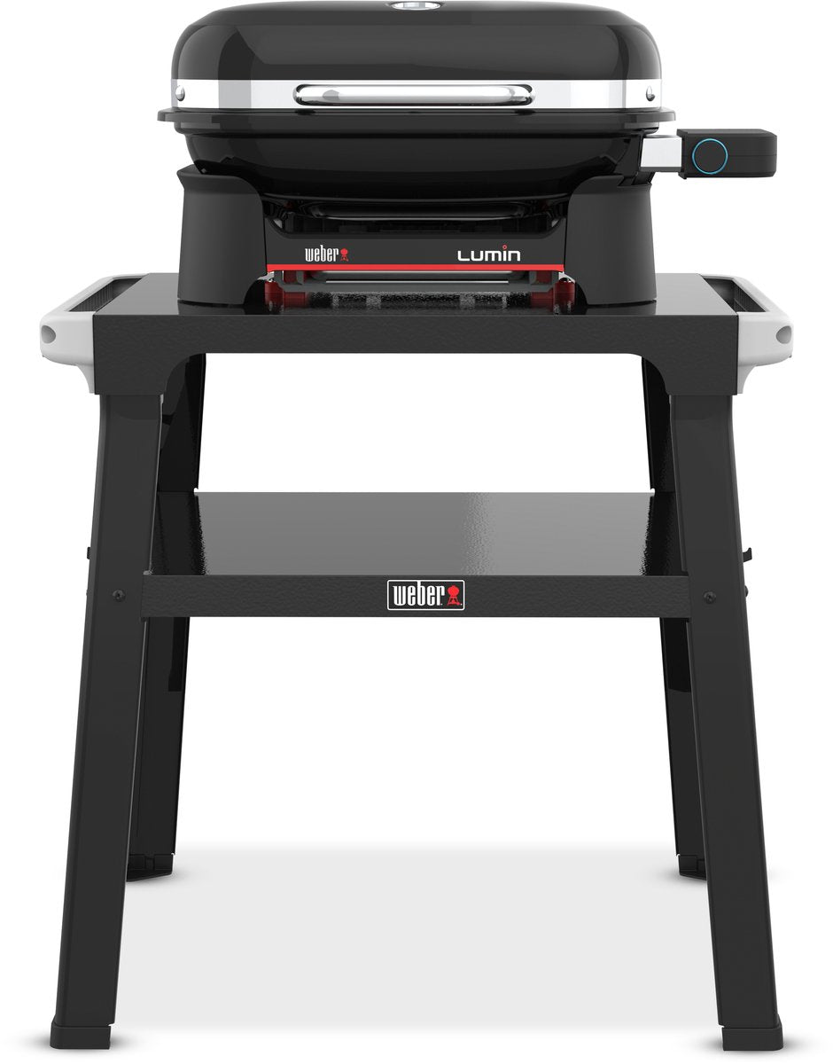 Weber lumin compact con base, barbecue nero