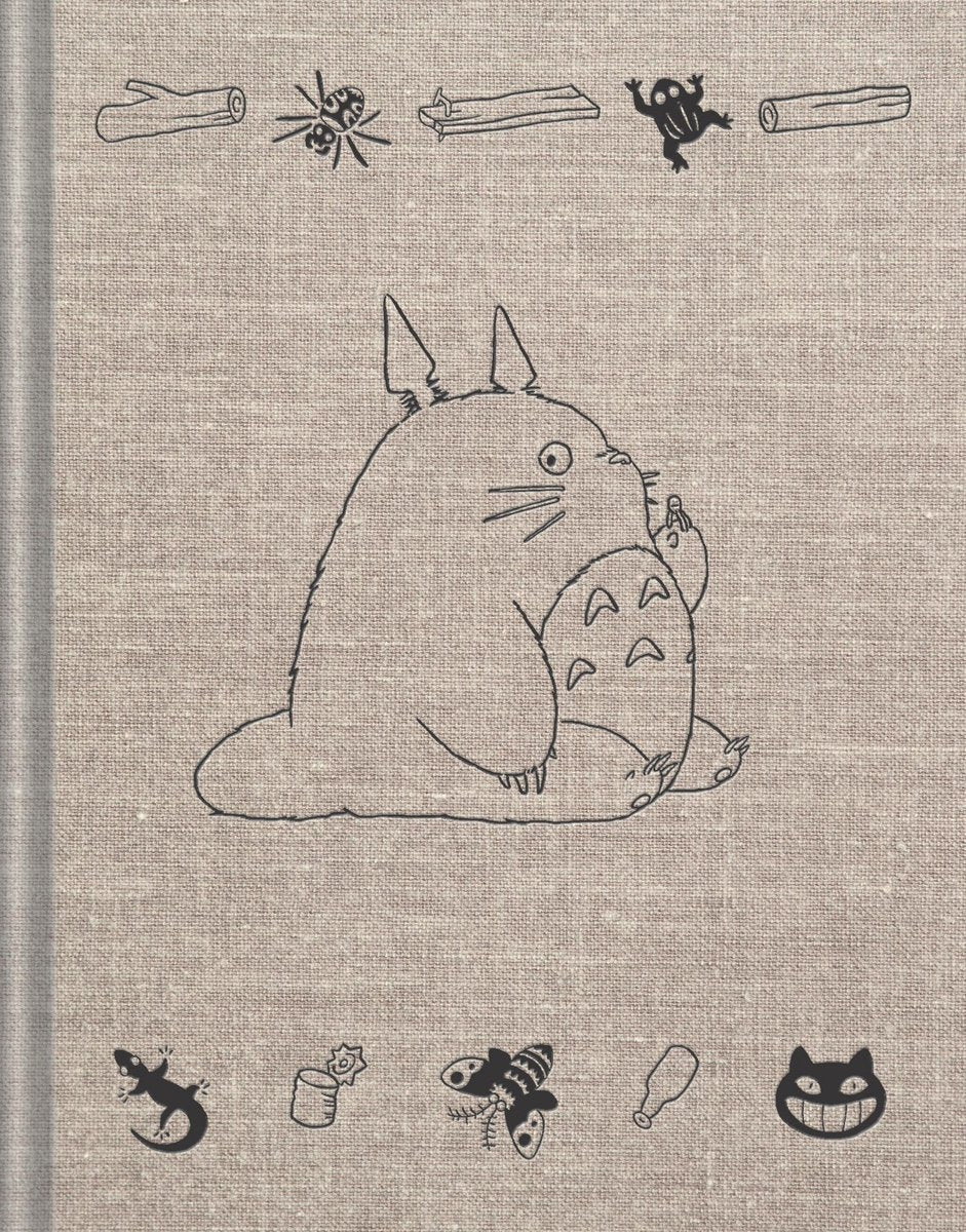 Cuaderno de bocetos de studio ghibli mi vecino totoro