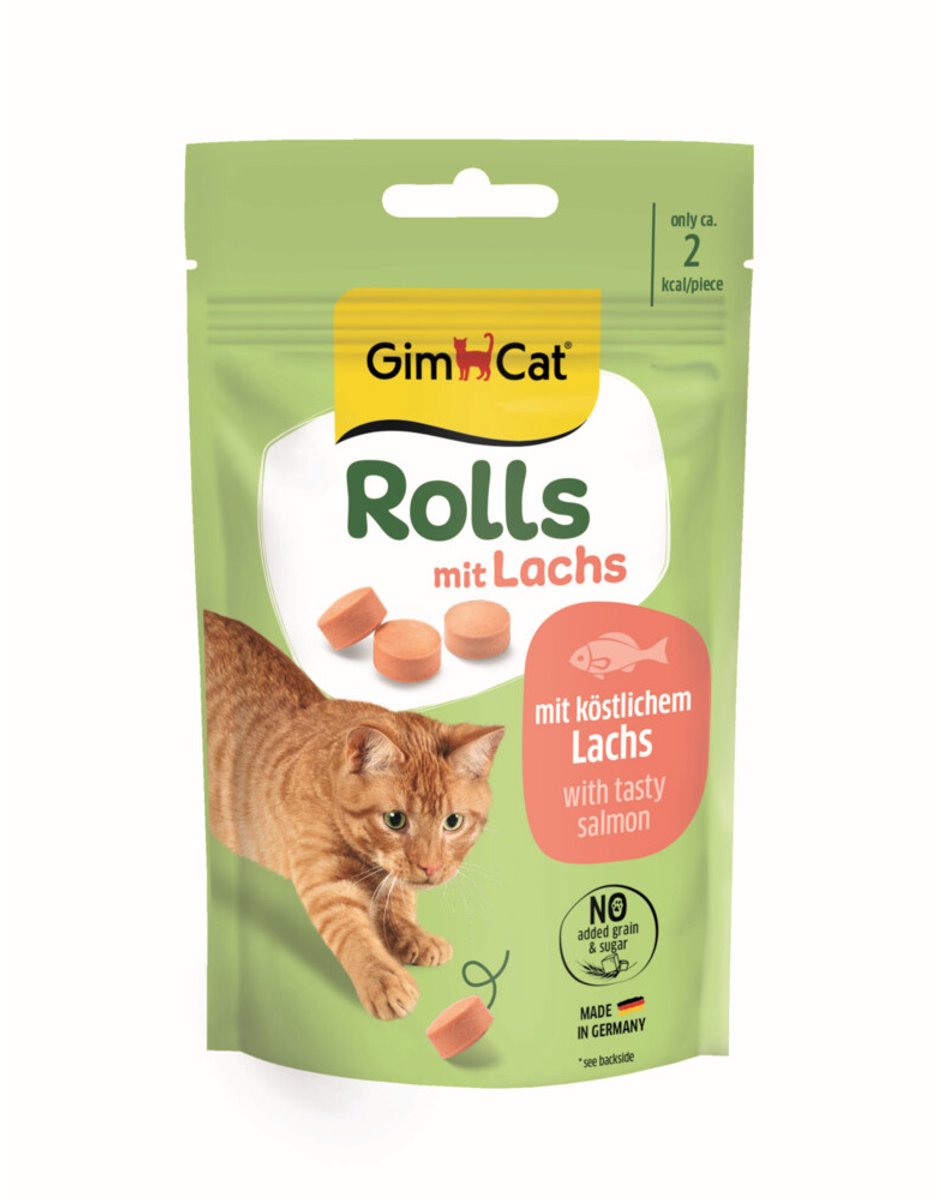 Gimcat rotoli di salmone - 8 x 40 gr - confezione risparmio