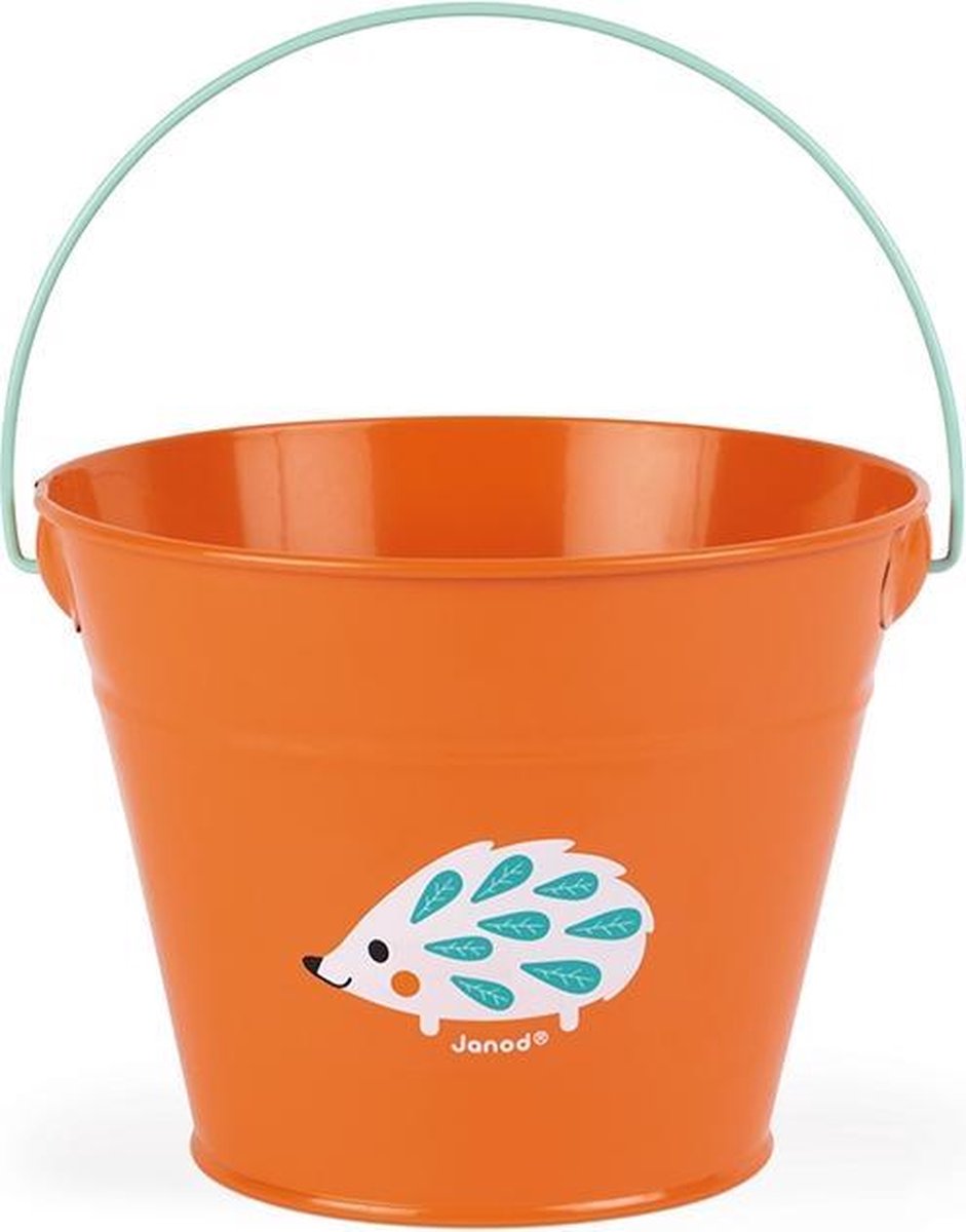 Janod - Happy Garden - Attrezzi da giardinaggio - Secchio per bambini
