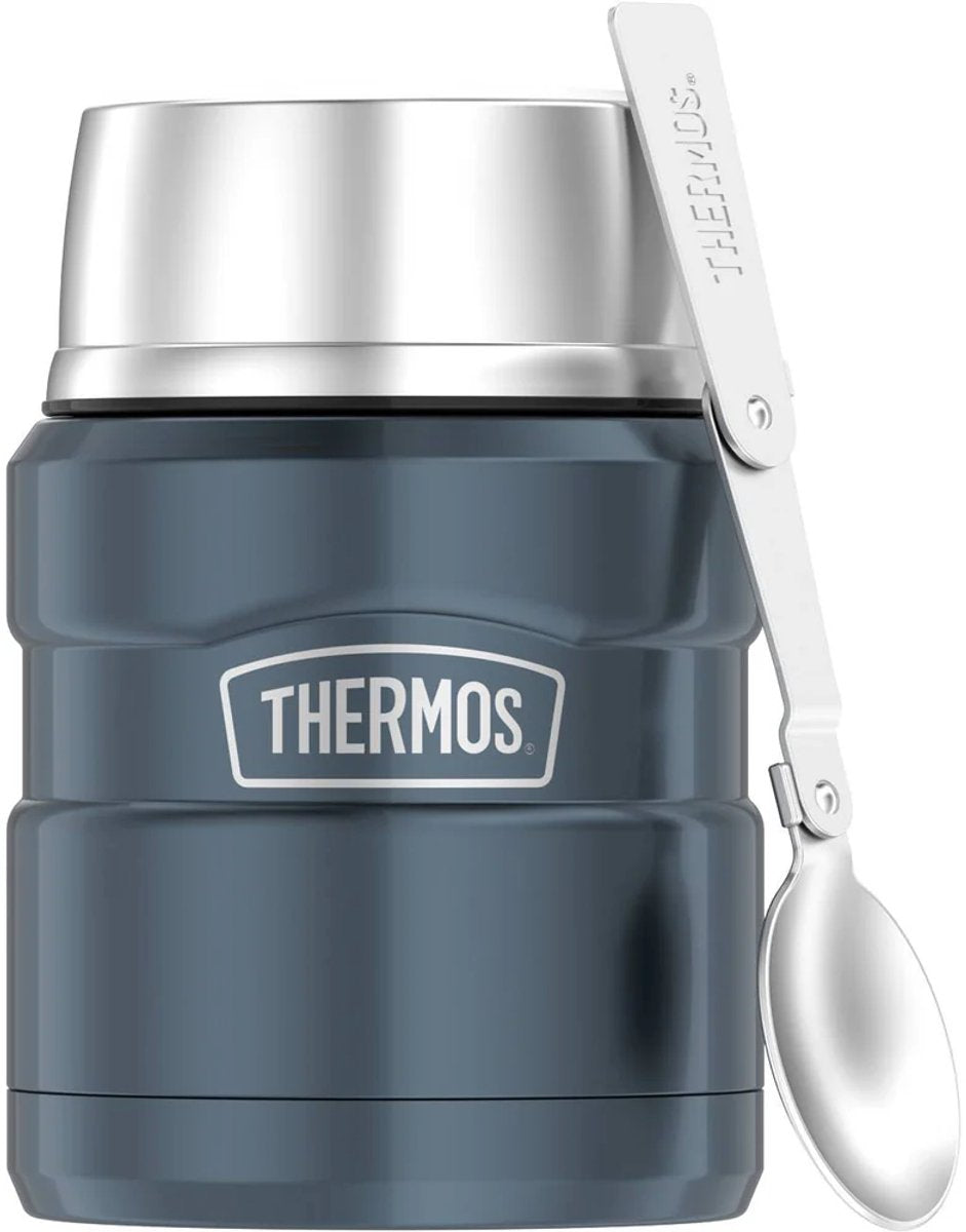 Portavivande Thermos Stainless King - grigio ghiaccio lucido - 470ml