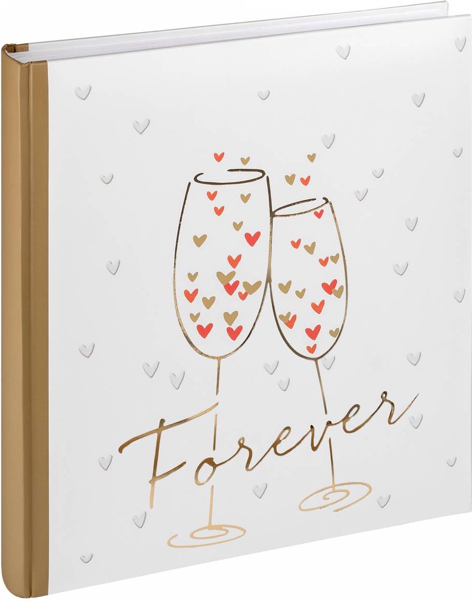 Walther uh-162 cheers - album di nozze - dimensioni 28 x 30,5 cm - bianco