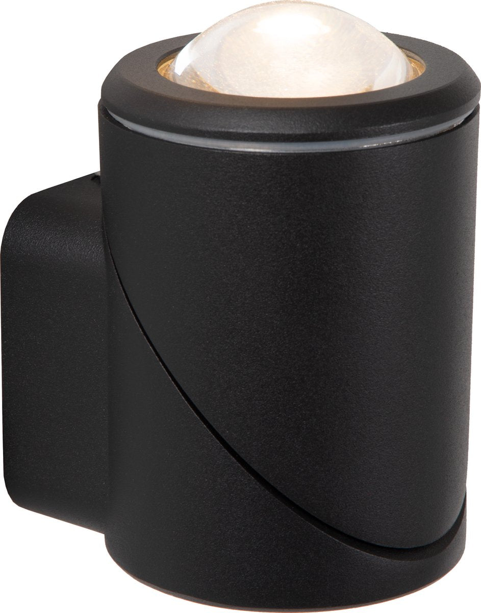 Lucide in - wall spot applique interni esterni - led - 1x5w 2700k - ip65 - nero