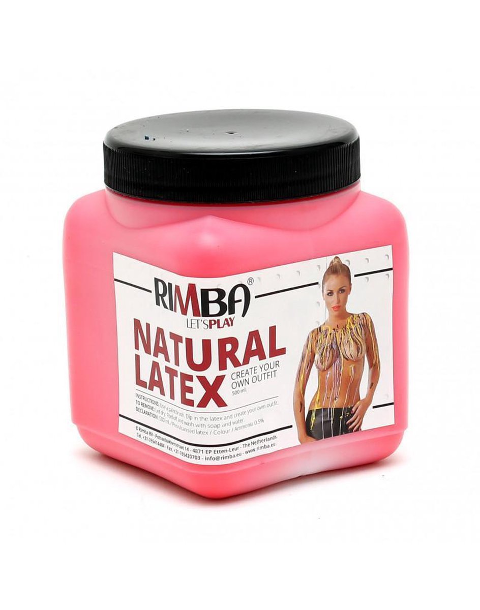 Rimba - látex líquido - pinta tu cuerpo - 500 ml - rojo