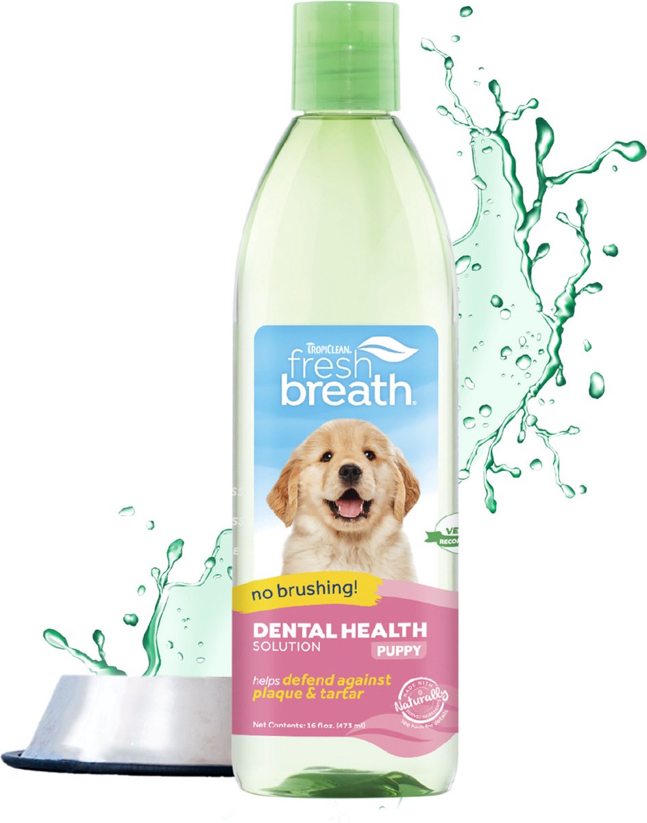 Tropiclean Fresh Breath Oralcare - collutorio per cani - cuccioli - 473 ml