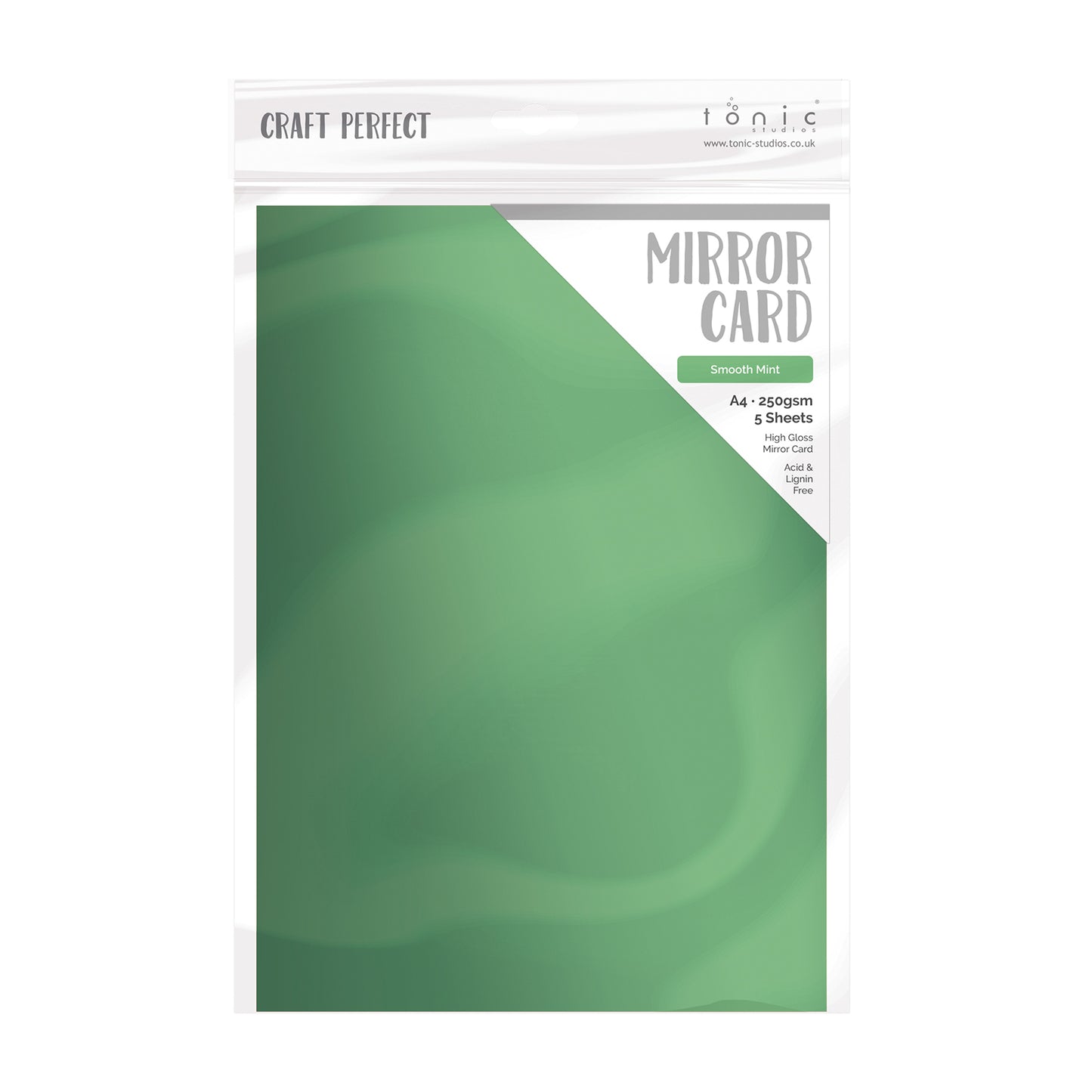Craft Perfect di Tonic Studios Craft Perfect • Cartoncino a specchio liscio menta