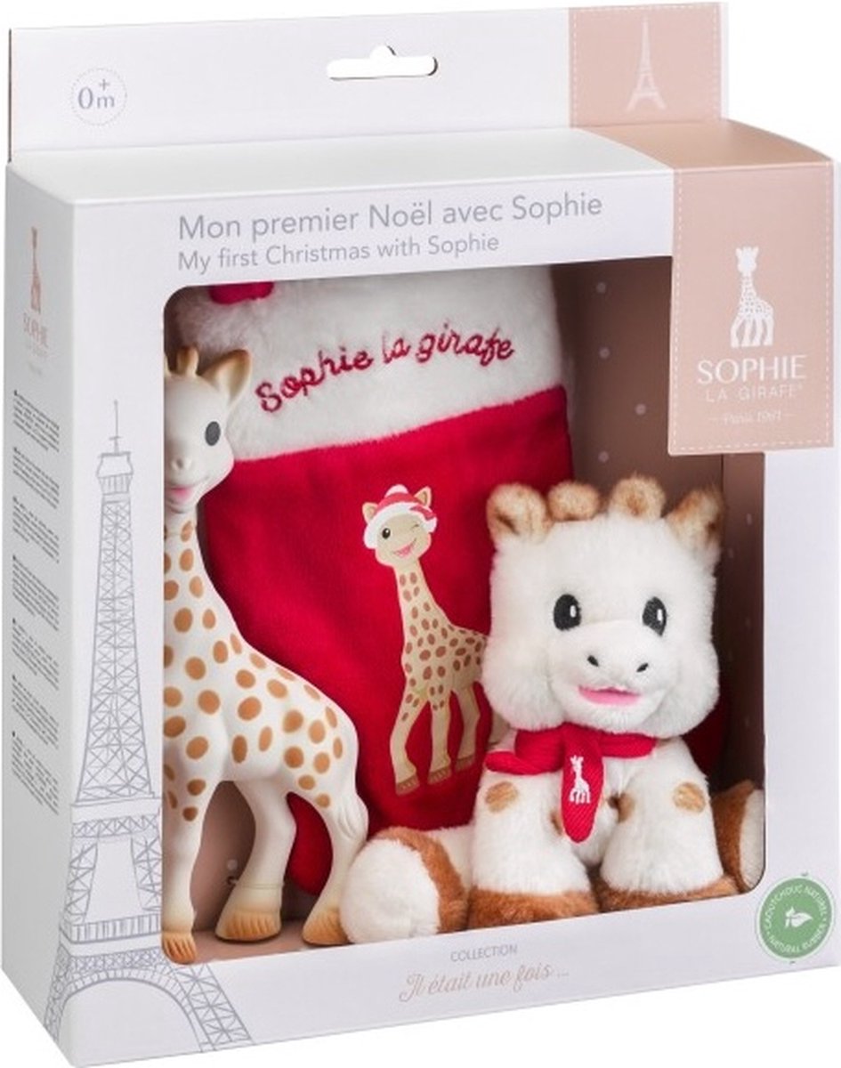 Sophie de giraf baby's eerste kerstmis set