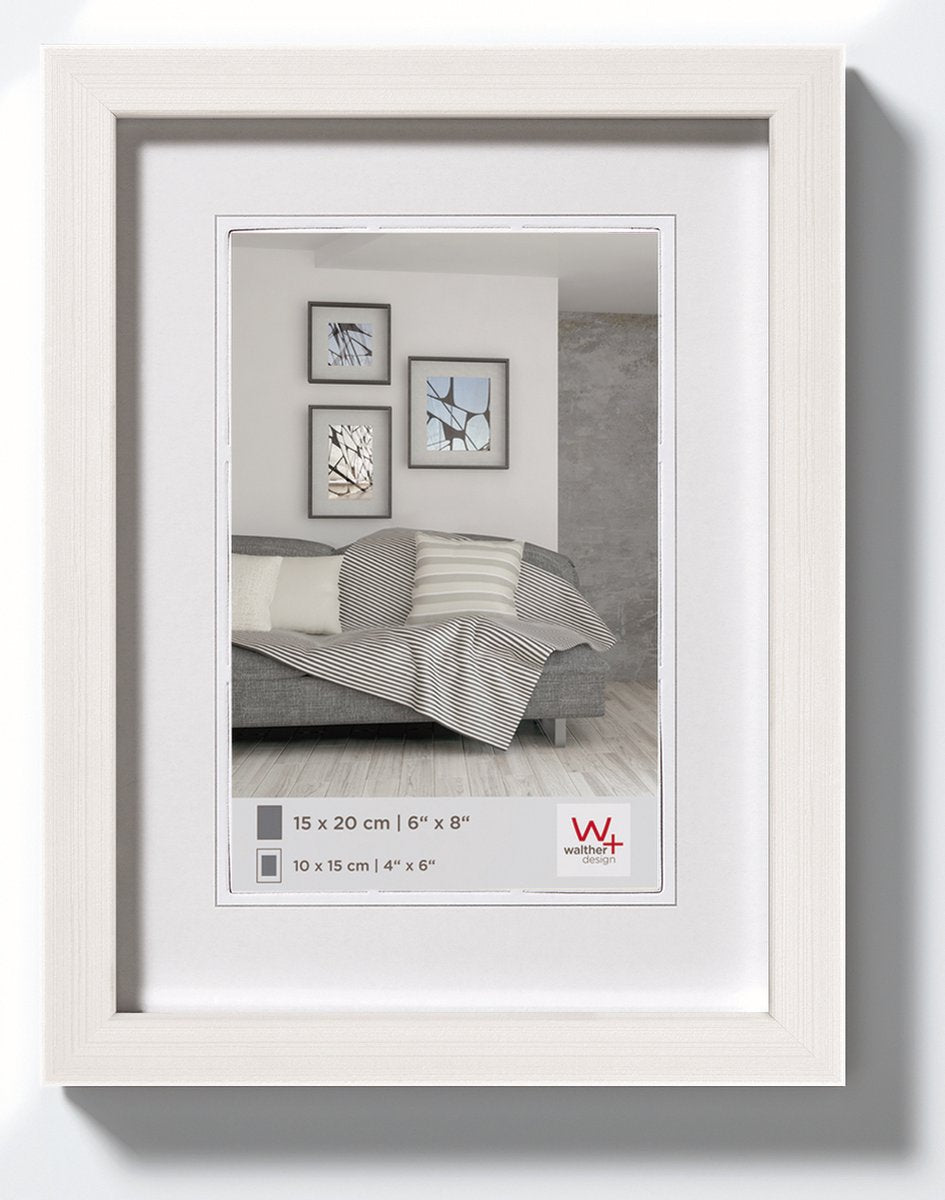 Walther construction - fotolijst - fotoformaat 18x24 cm - wit