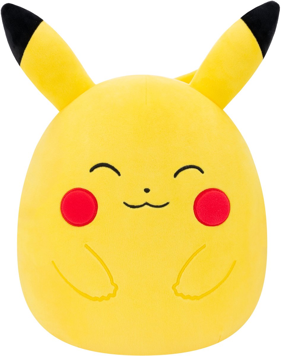 Squishmallows pokémon - pikachu - peluche 35cm
