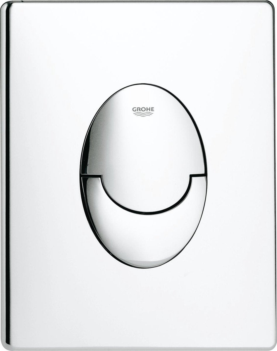 WC Grohe skate air control panel - verticale - doppio scarico - plastica - cromo