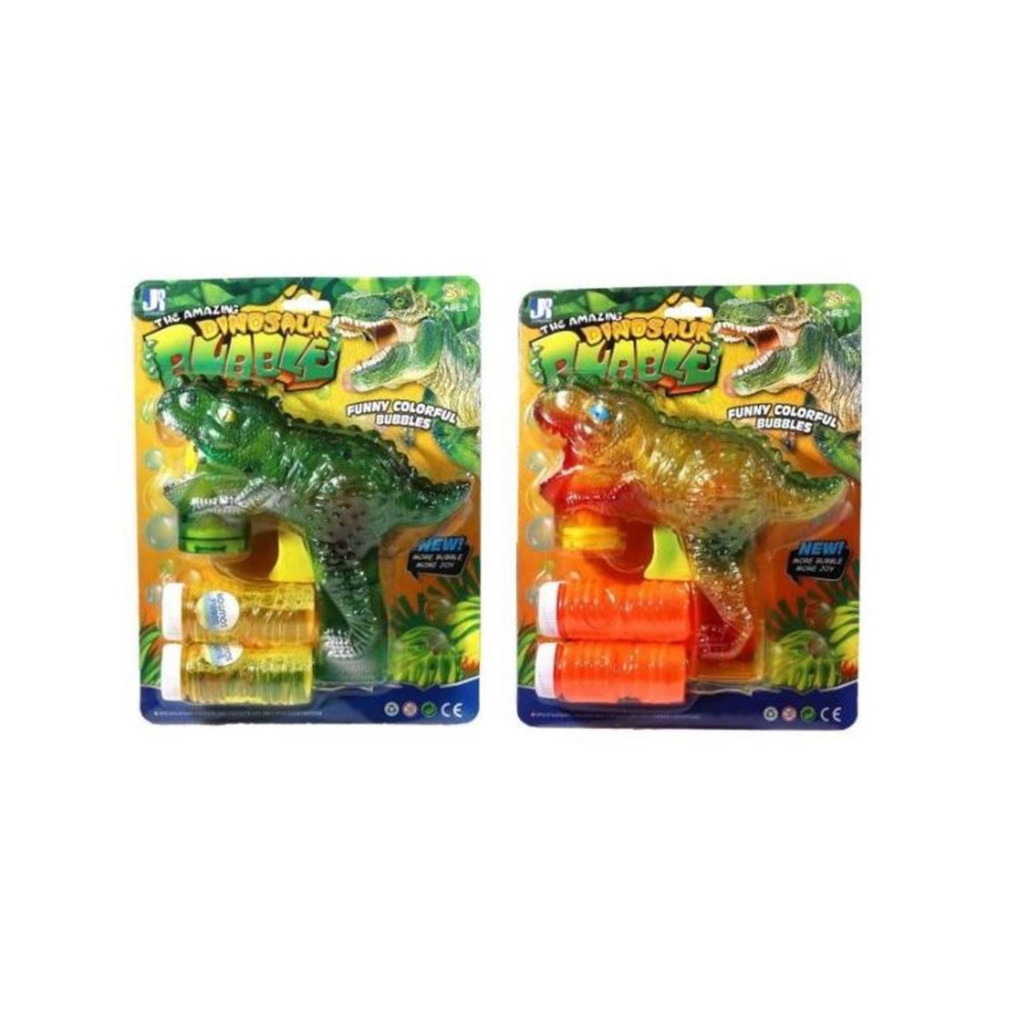 Dinosauro con pistola ad aria compressa