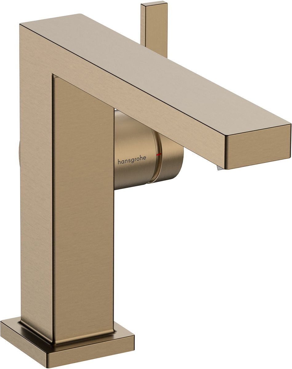 Hansgrohe tecturis e - rubinetto per lavabo - funzionamento monocomando - risparmio energetico cool start - con piletta - dimensione 110 mm - bronzo spazzolato