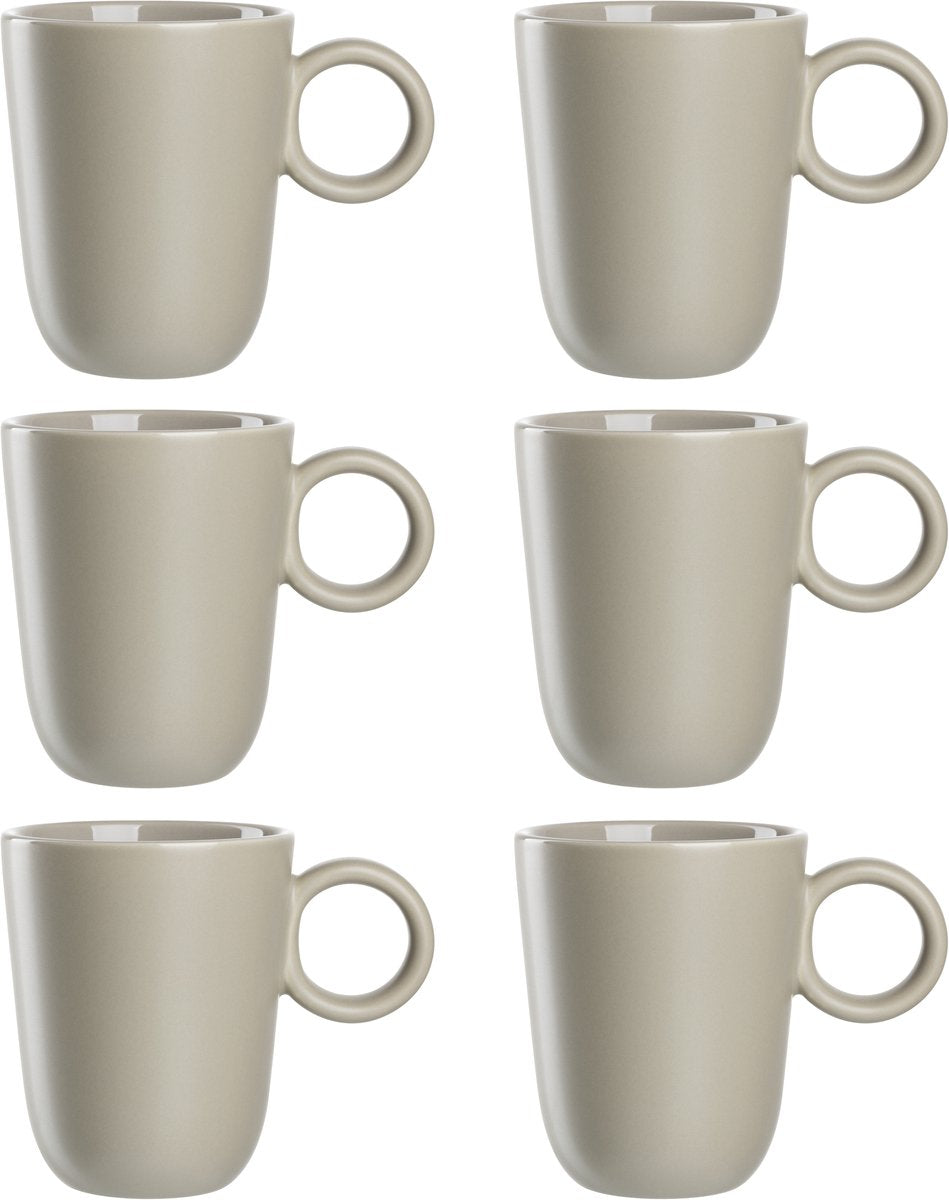 Tazza Leonardo Roma 400 ml beige - set 6