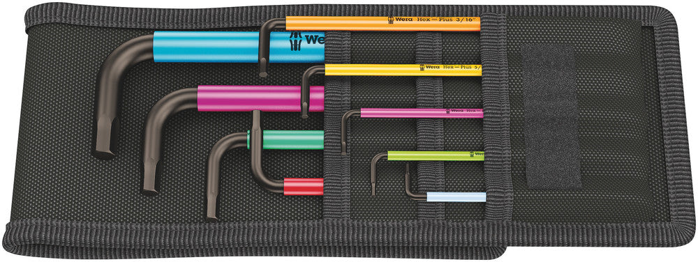 Wera 950 9 hex-plus multicolore imperiale 1 chiave Stift