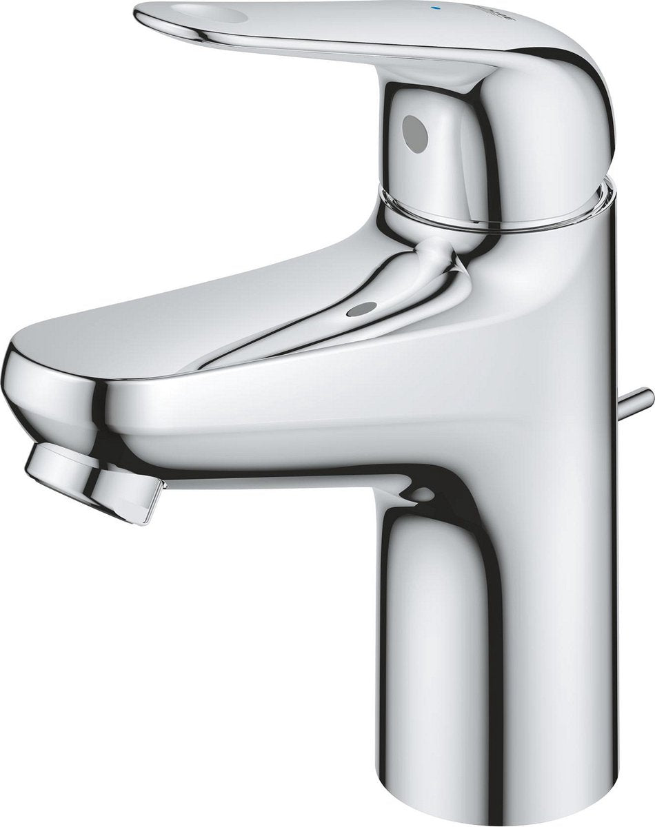Grohe quickfix swift eengreepsmengkraan met pop-up waste set - s-size - energie- en waterbesparend - chroom