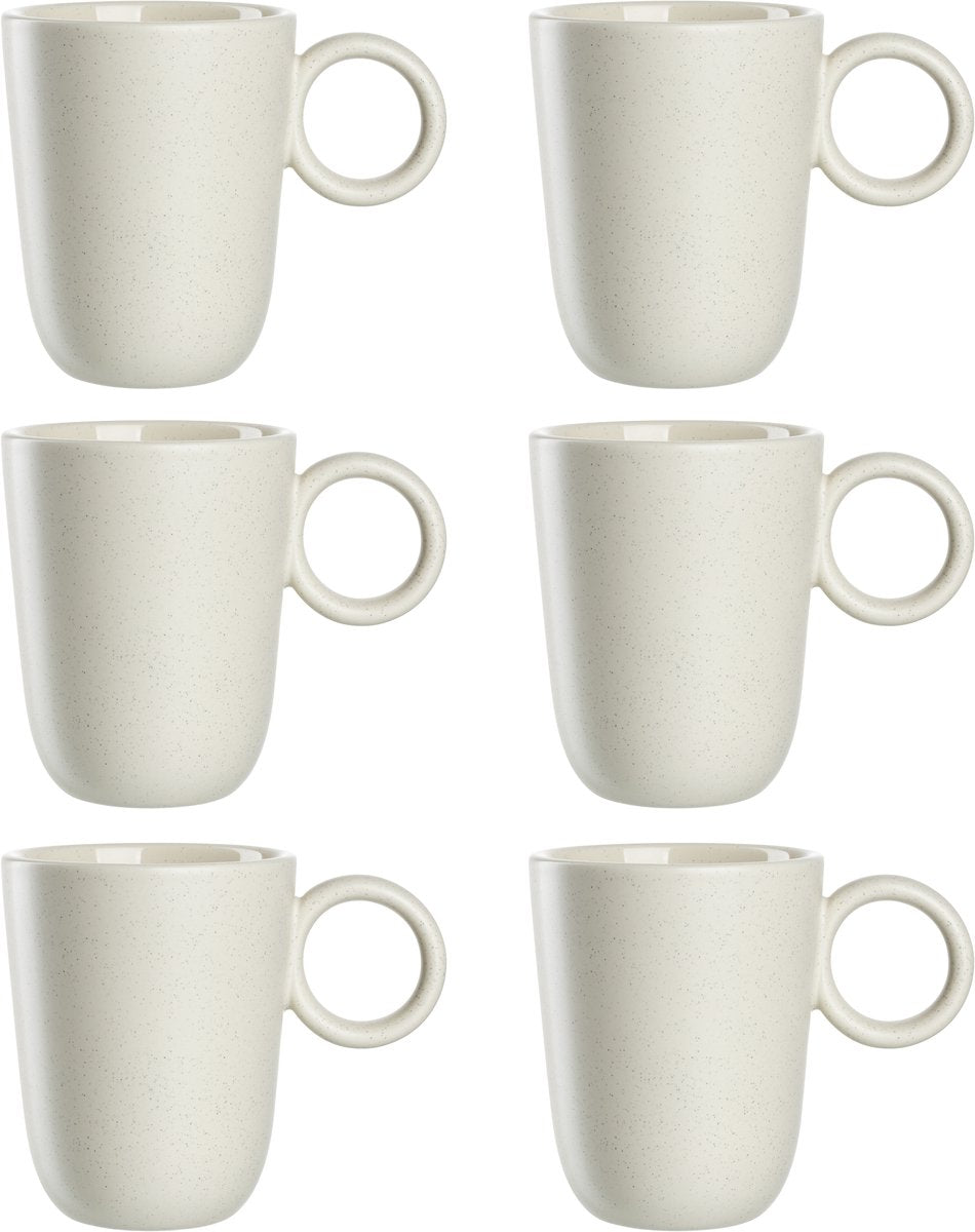 Tazza Leonardo Roma 400ml panna - set 6