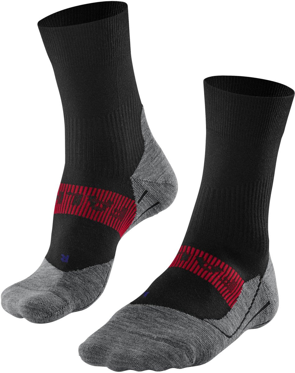 Falke ru4 cool anti-blaar functioneel materiaal hardloopsokken heren zwart - maat 46-48