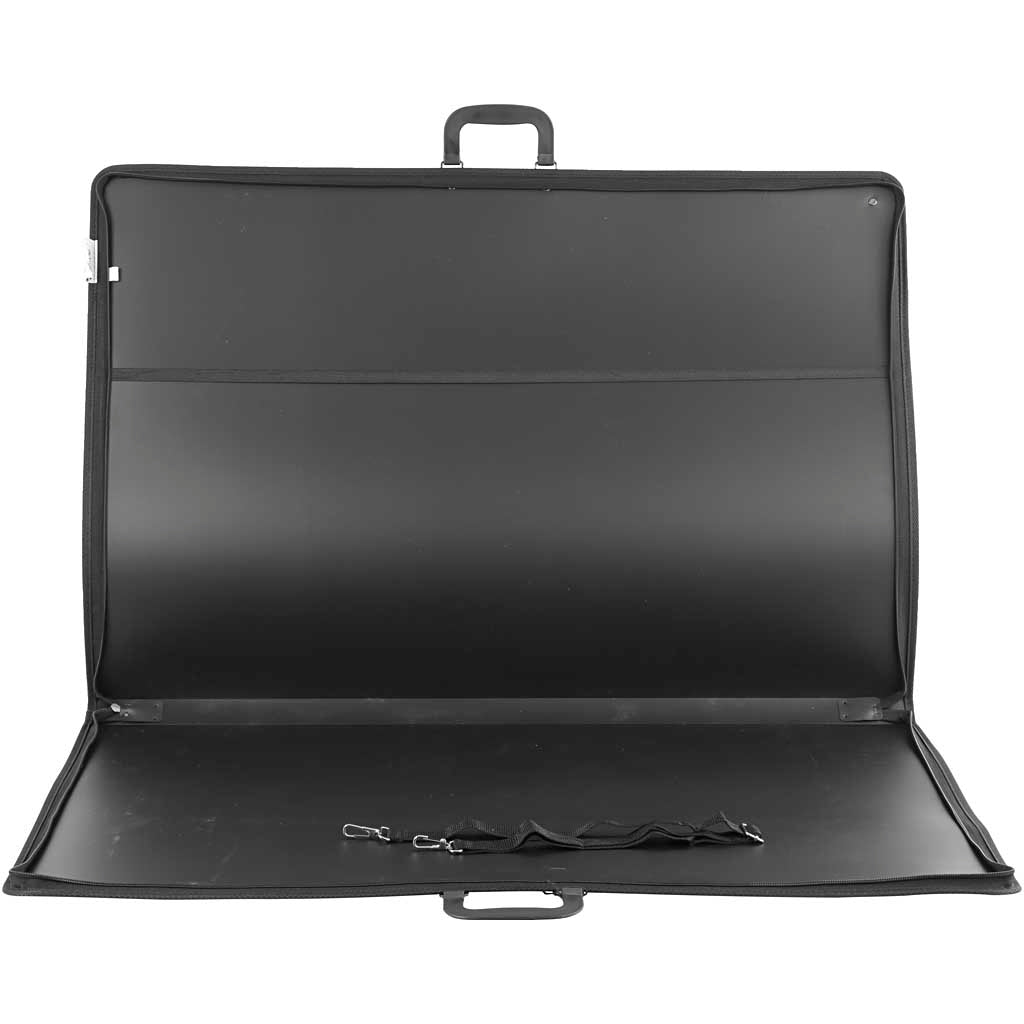 Mapa de cartera de Creativ Company, A1, AFM 92x62 cm, negro, 1 pieza