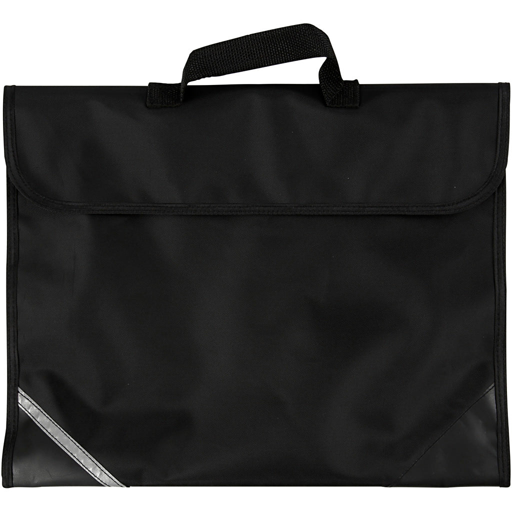 Zaino per la scuola, d: 9 cm, misura 36x29 cm, nero, 1 pezzo