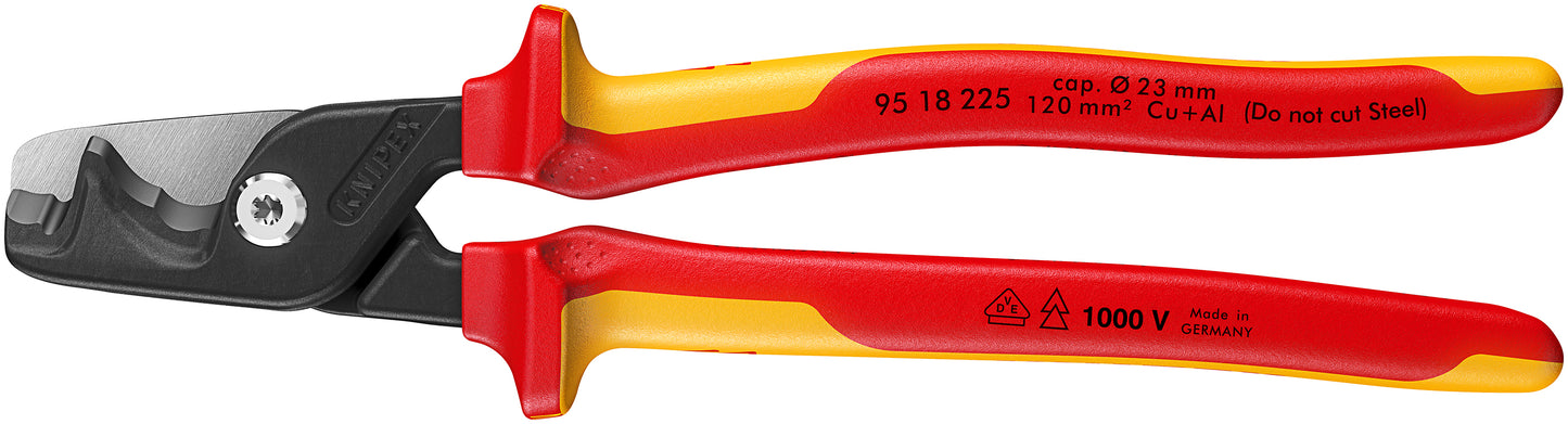 Cortador de cables Knipex stepcut xl - 95 18 225