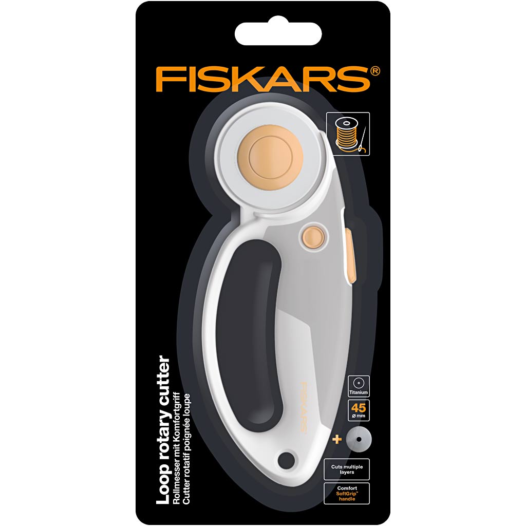 Taglierina rotativa Fiskars, destra-sinistra, 1 pezzo