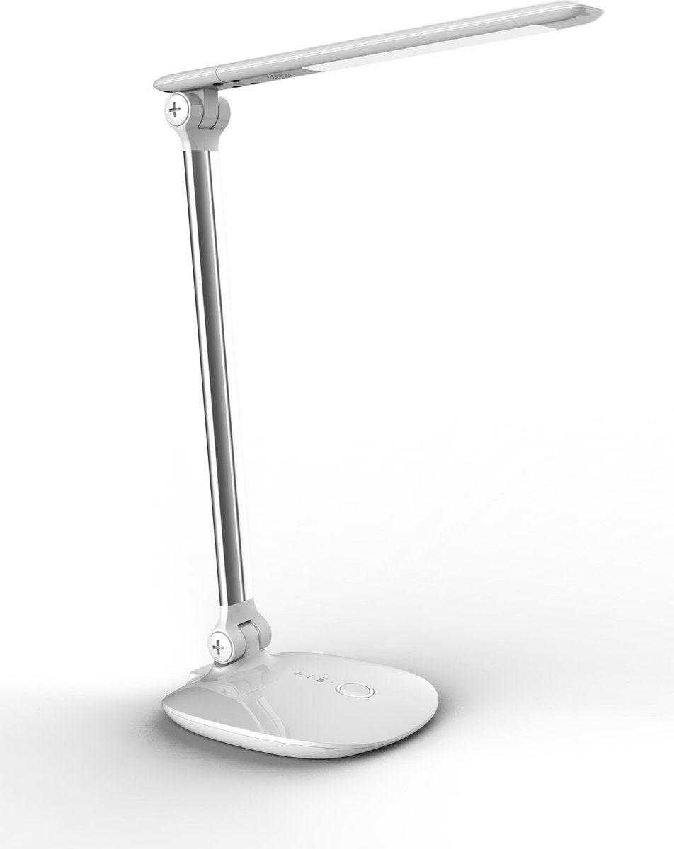 Platinet pdlks065w moderne design led bureaulamp - 6w - zilver
