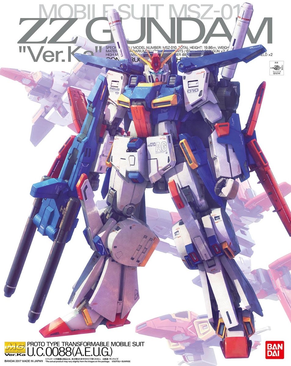Bandai Namco Gundam - mg 1 100 zz Gundam ver. ka (campagna) - kit modello