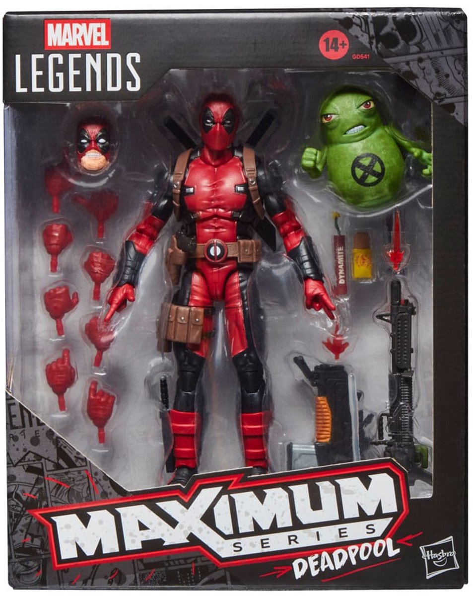 Hasbro Marvel Legends Serie Massima Action Figure Deadpool Action Figure da 15 cm
