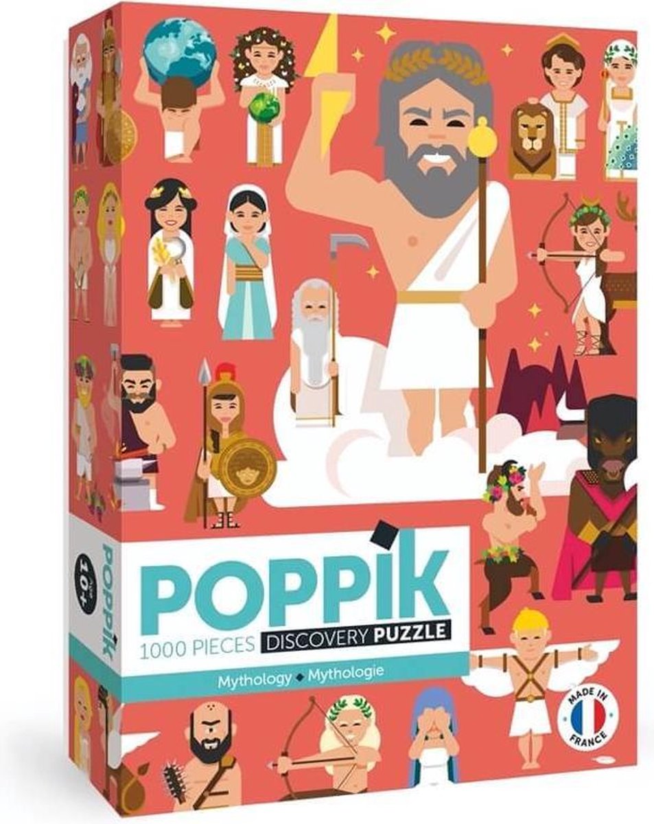 Puzzle Poppik - Mitologia greca - 1000 pezzi - da 7 anni - 462 x 326 mm - educativo