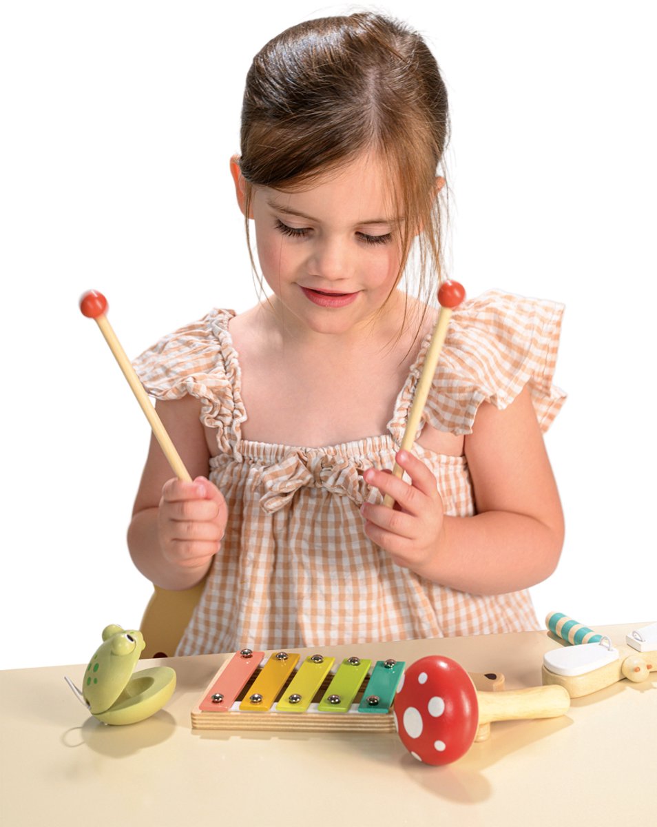 Set de música Mentari - 4 piezas - madera - 3 años