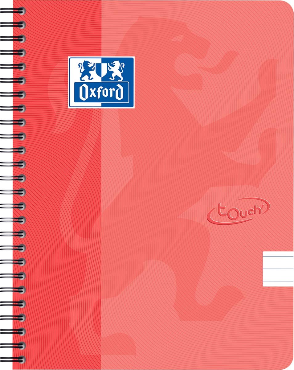Oxford touch - taccuino - a5 - a righe - 140 pagine - 90g - copertina morbida - arancione