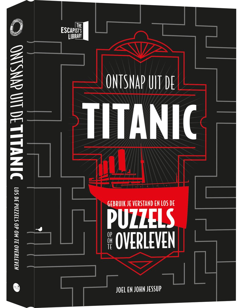 Editore Kluitman Libro puzzle Fuga dal Titanic
