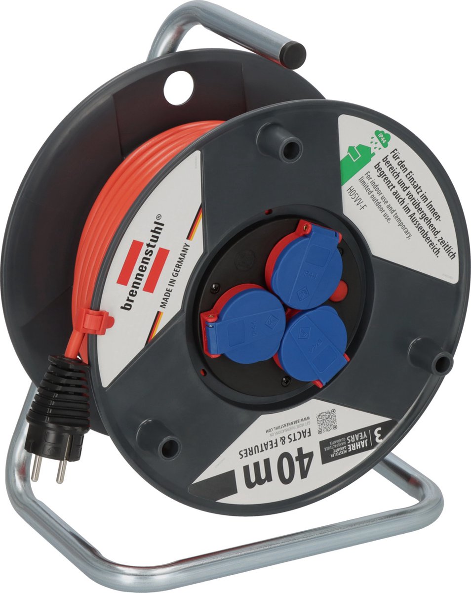 Brennerstuhl garantisce bobina di cavo ip44 da 40m