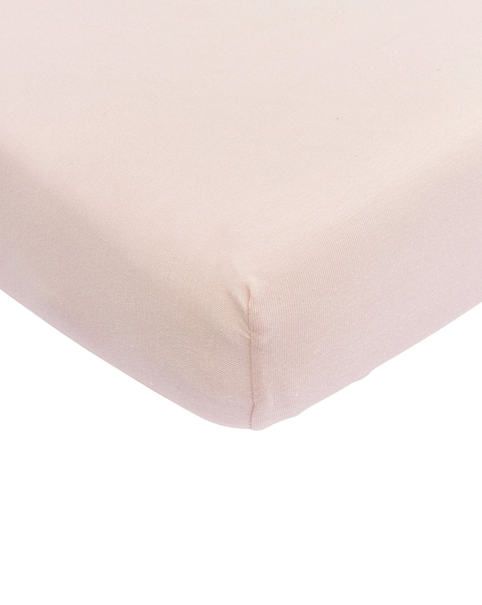 Meyco lenzuolo con angoli per culla Meyco - rosa tenue - 40x80 90 cm