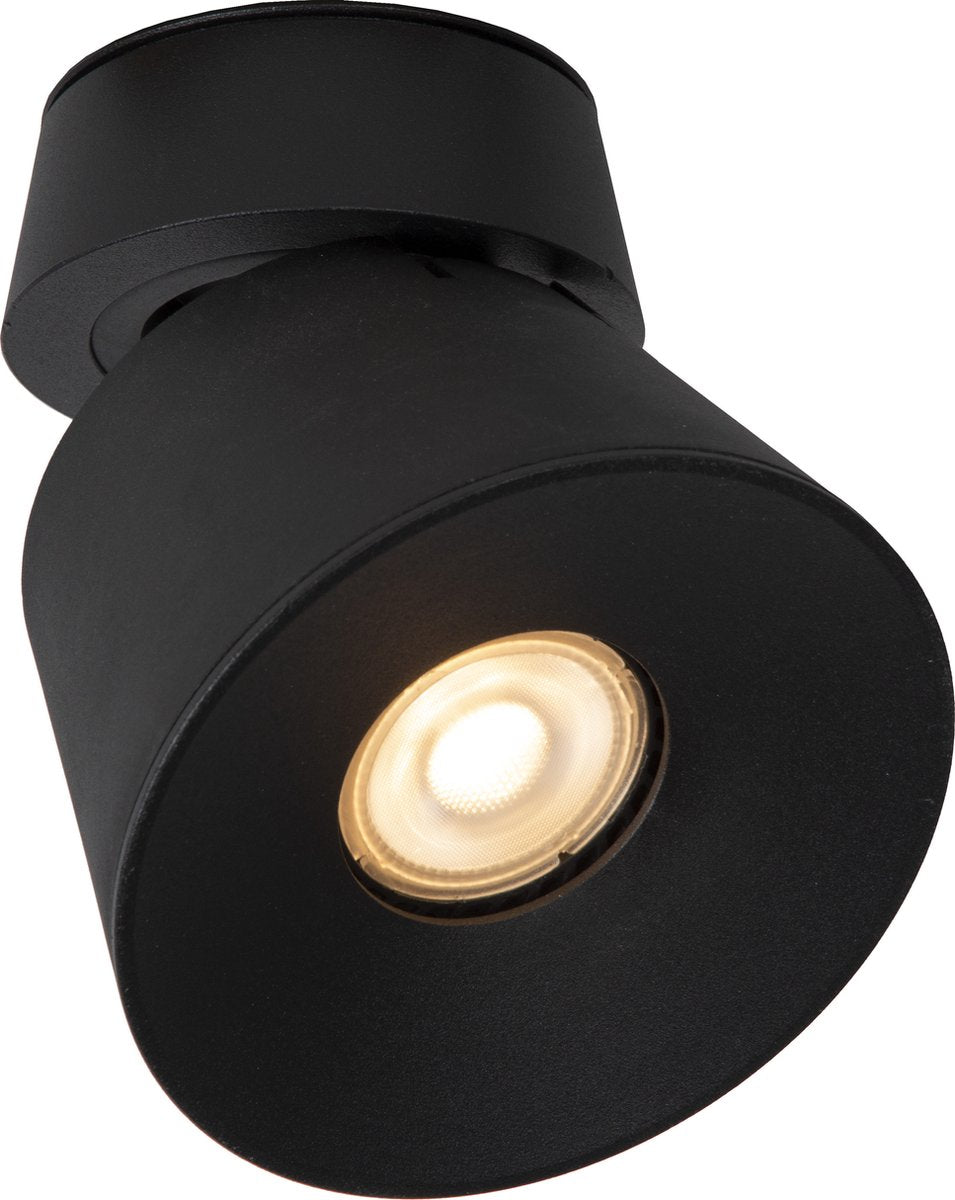Lucide trigono - faretto da soffitto (lampada da soffitto) - ø 10,5 cm - 1xgu10 - nero