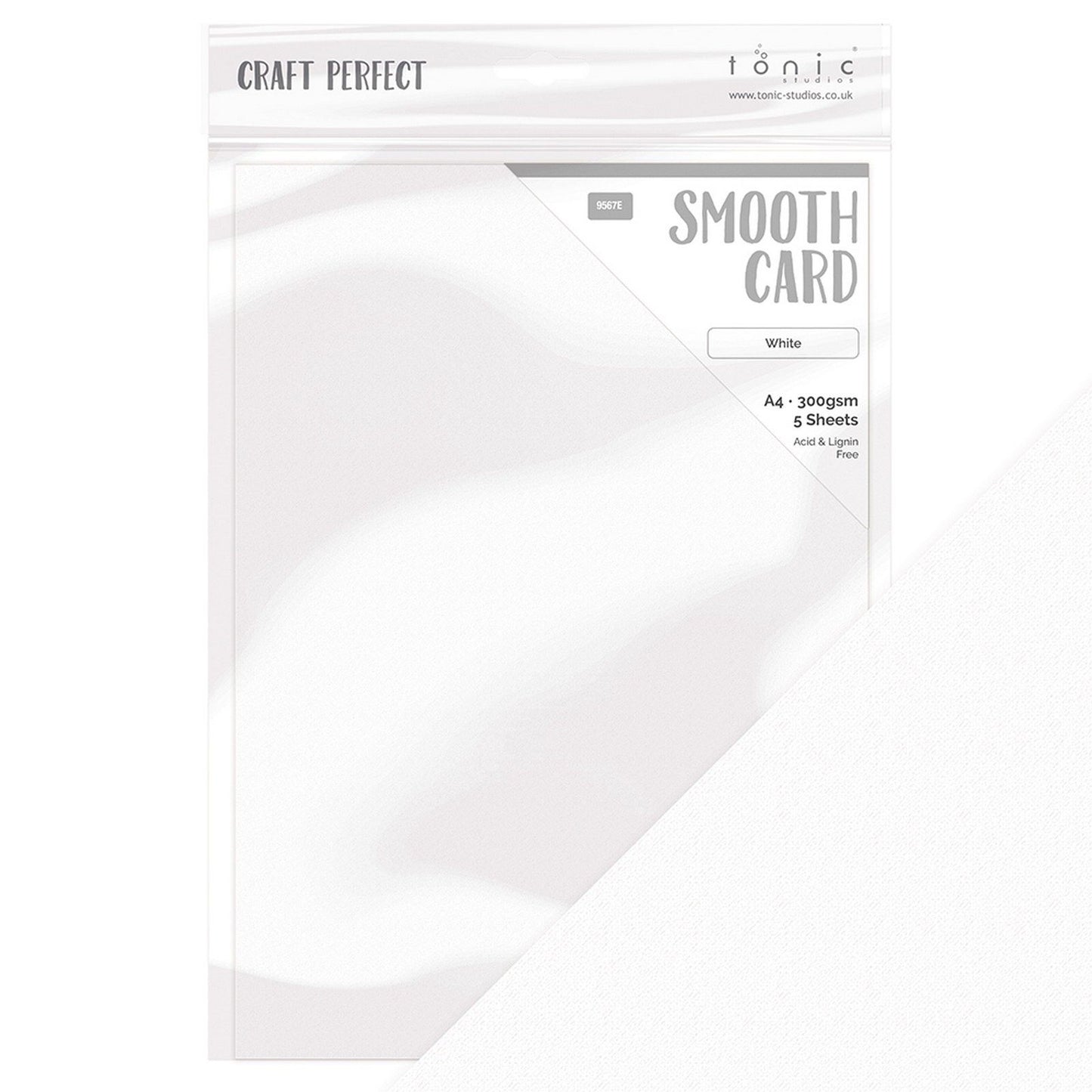 Craft Perfect di Tonic Studios Craft Perfect • cartoncino liscio A4 300g bianco 5pz