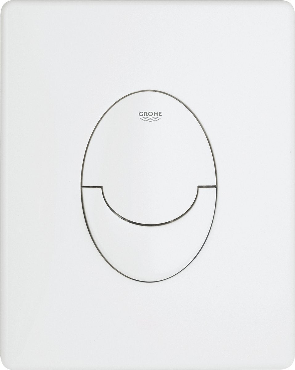 WC Grohe skate air control panel - verticale - doppio scarico - plastica - bianco alpino
