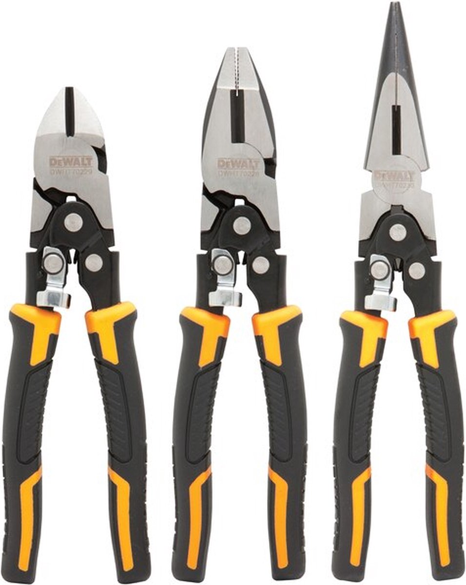 Dewalt dwht0-70485 set di pinze 3 pezzi