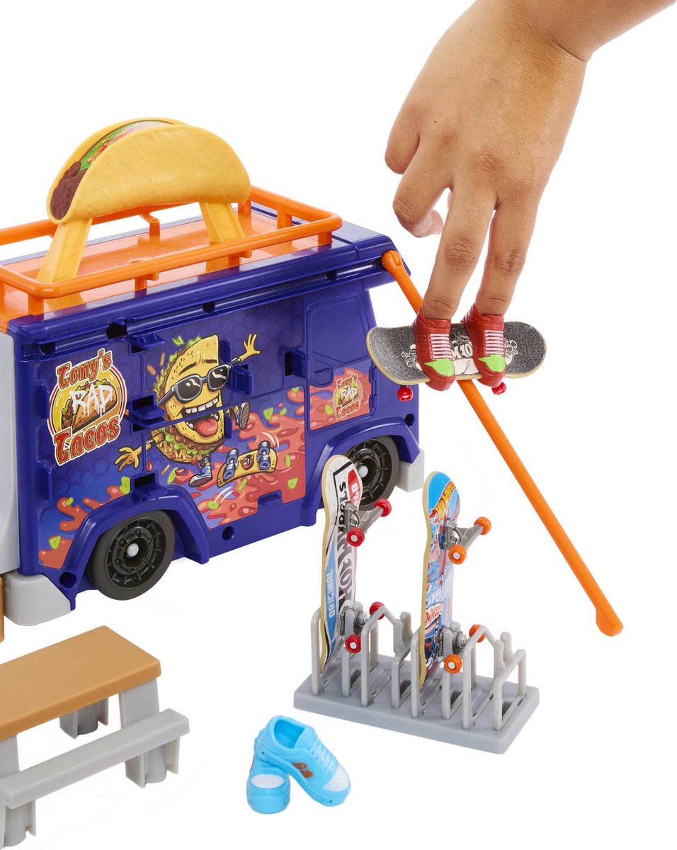 Hot wheels skate tacotruck - speelgoedvoertuig
