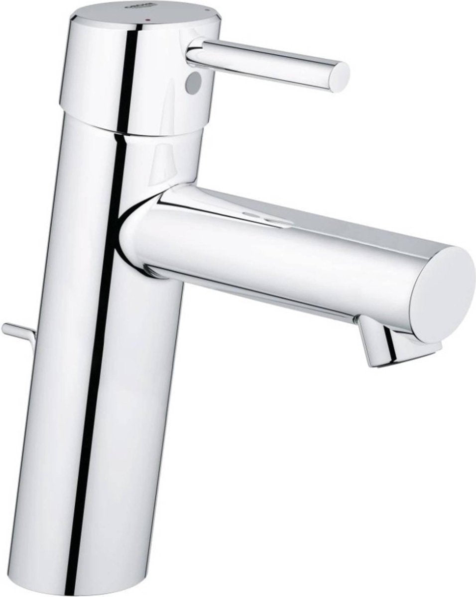 Grohe concetto wastafelkraan - medium uitloop - chroom - waterbesparend