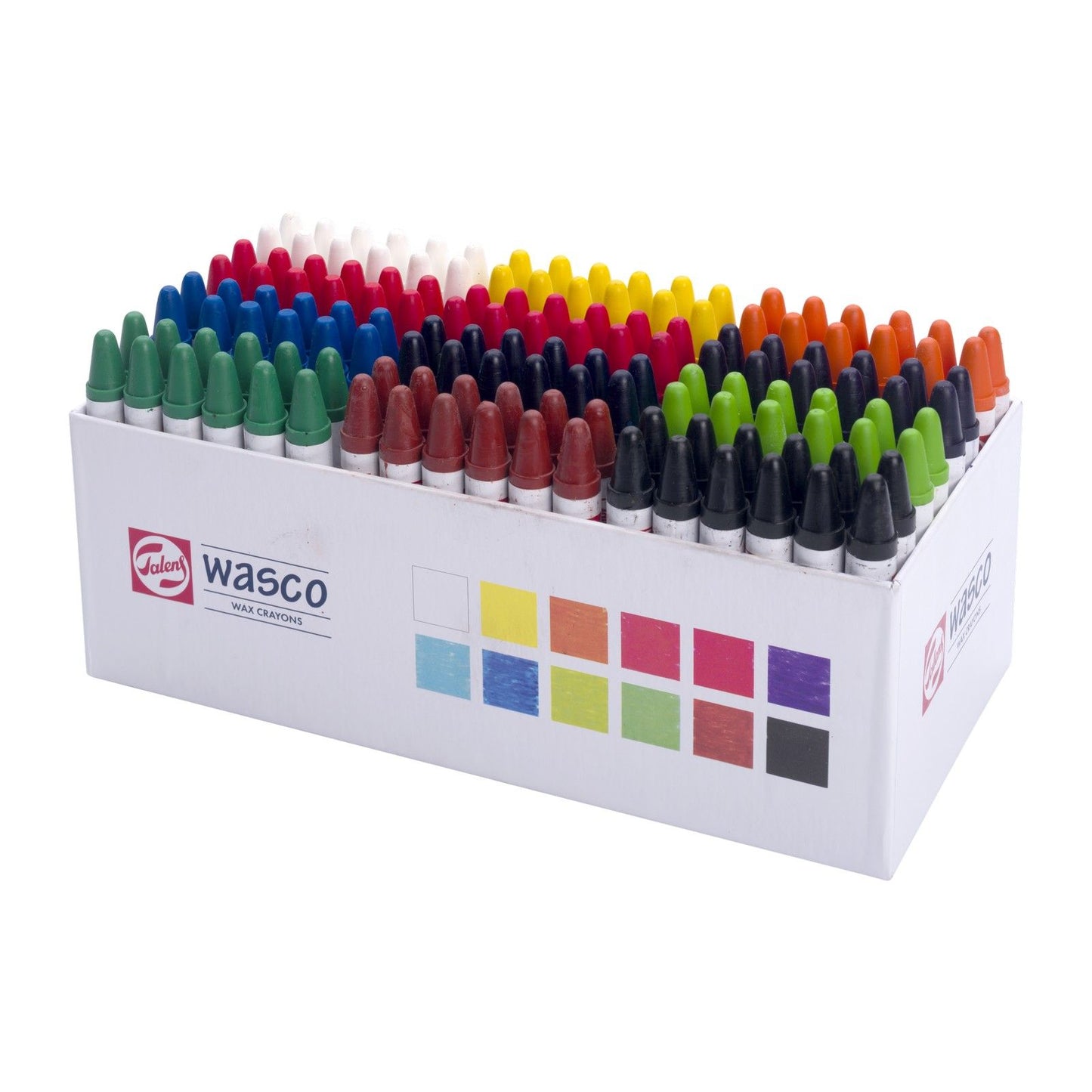 Talens • crayones de cera wasco paquete granel 144 piezas