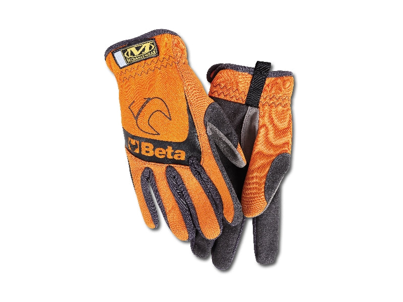 Beta 95740 Guantes de trabajo Tamaño XXL Naranja Negro