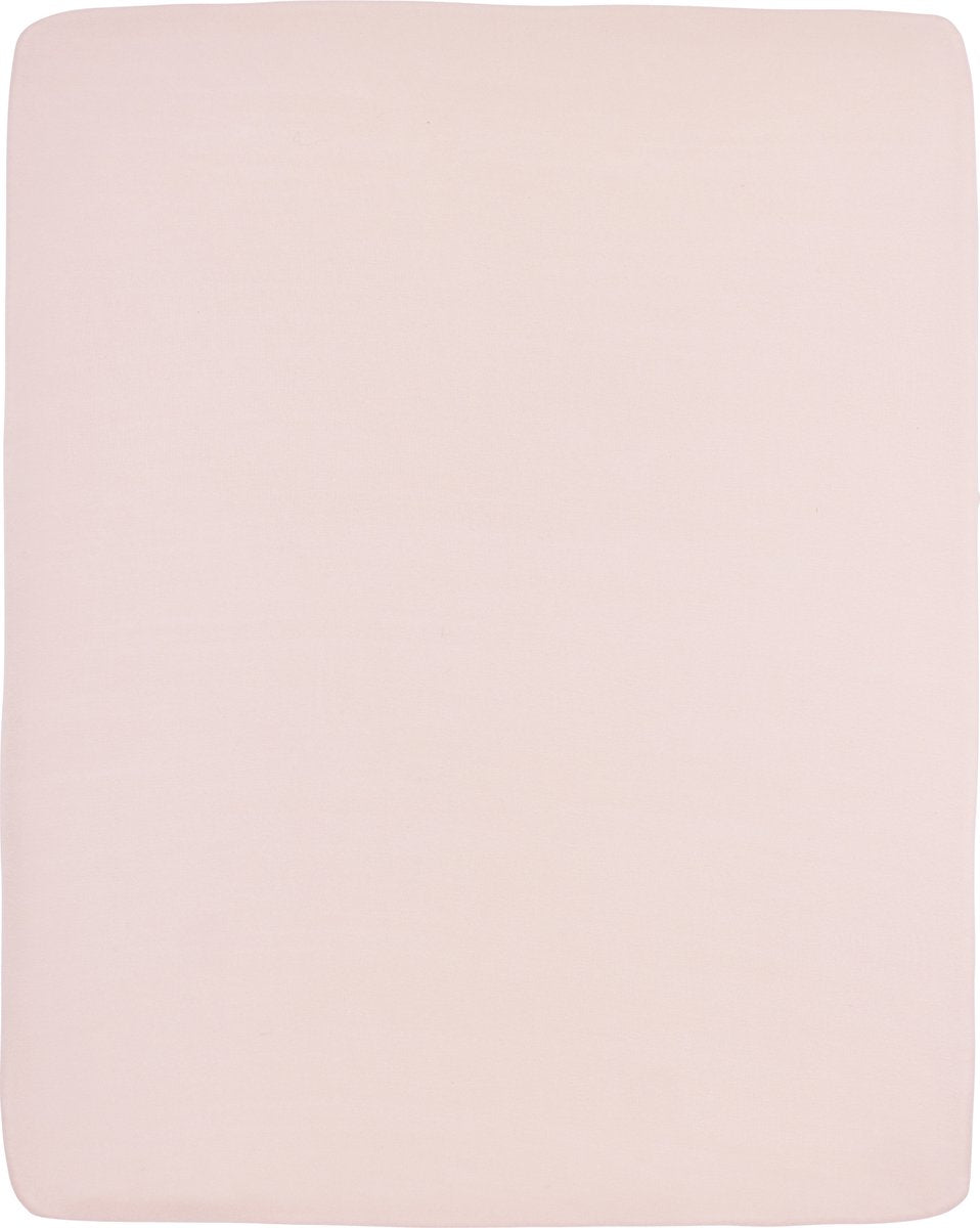 Meyco baby uni hoeslaken boxmatras - soft pink - 75x95cm