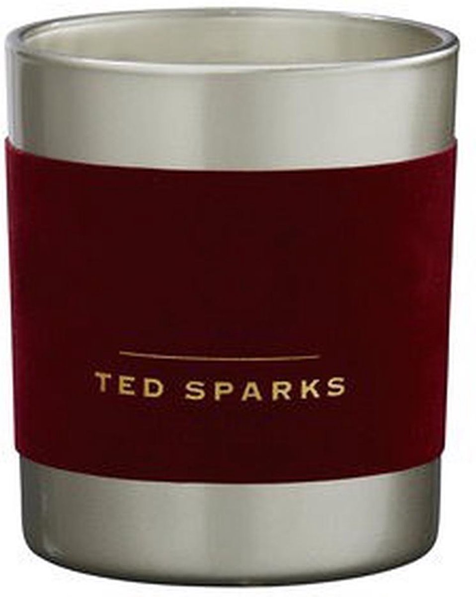 Ted Sparks - vela perfumada demi - 60 horas de combustión - 1 mecha - embalaje de lujo - madera almizcle